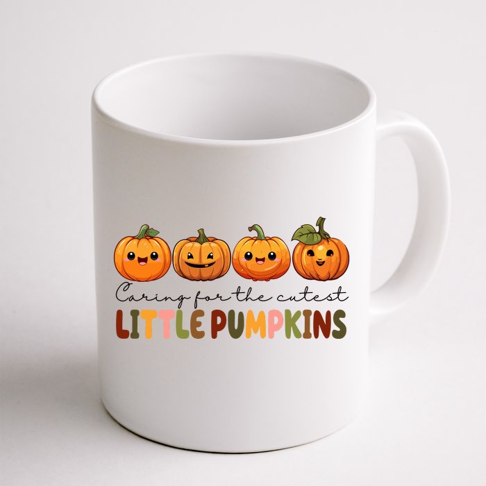 Caring For The Cutest Little Pumpkins Front & Back Coffee Mug