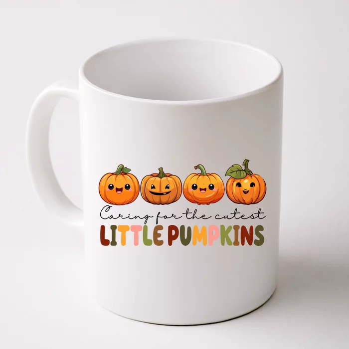 Caring For The Cutest Little Pumpkins Front & Back Coffee Mug