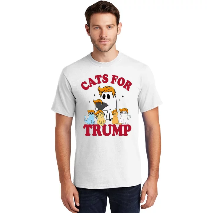 Cats For Trump 2024 Election Make Pets Safe Again Tall T-Shirt