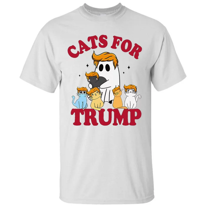 Cats For Trump 2024 Election Make Pets Safe Again Tall T-Shirt