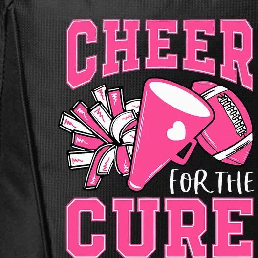 Cheer For The Cure Breast Cancer Awareness Cheerleader City Backpack