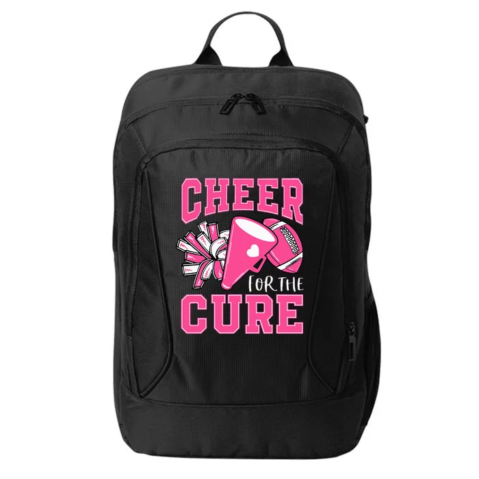 Cheer For The Cure Breast Cancer Awareness Cheerleader City Backpack