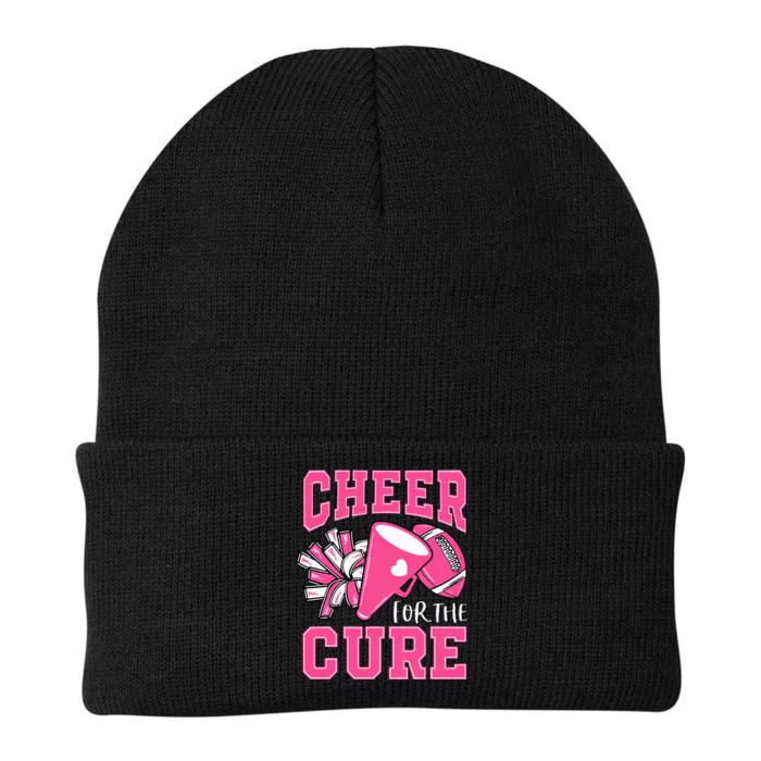 Cheer For The Cure Breast Cancer Awareness Cheerleader Knit Cap Winter Beanie