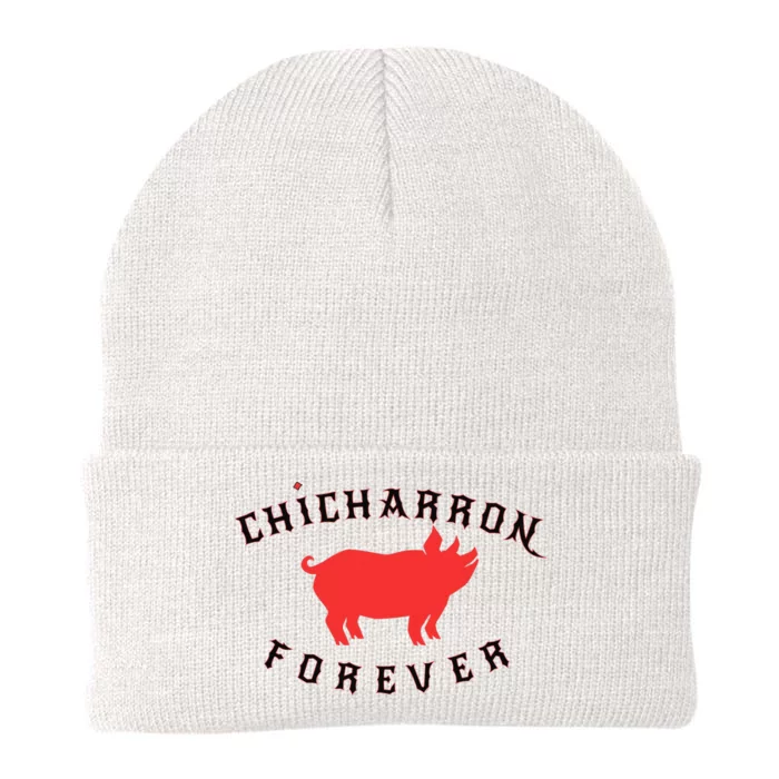 Chicharron Forever Taco Lovers Mexican Humor Knit Cap Winter Beanie