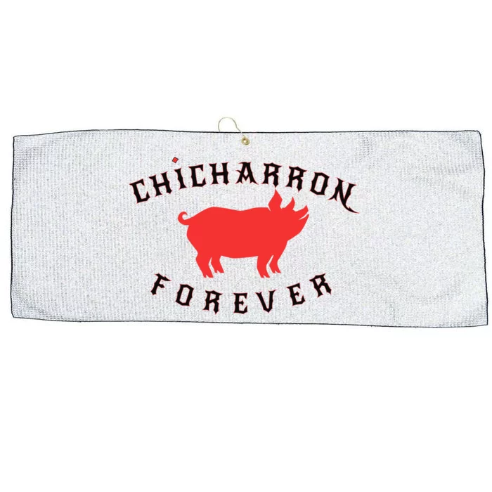 Chicharron Forever Taco Lovers Mexican Humor Large Microfiber Waffle Golf Towel