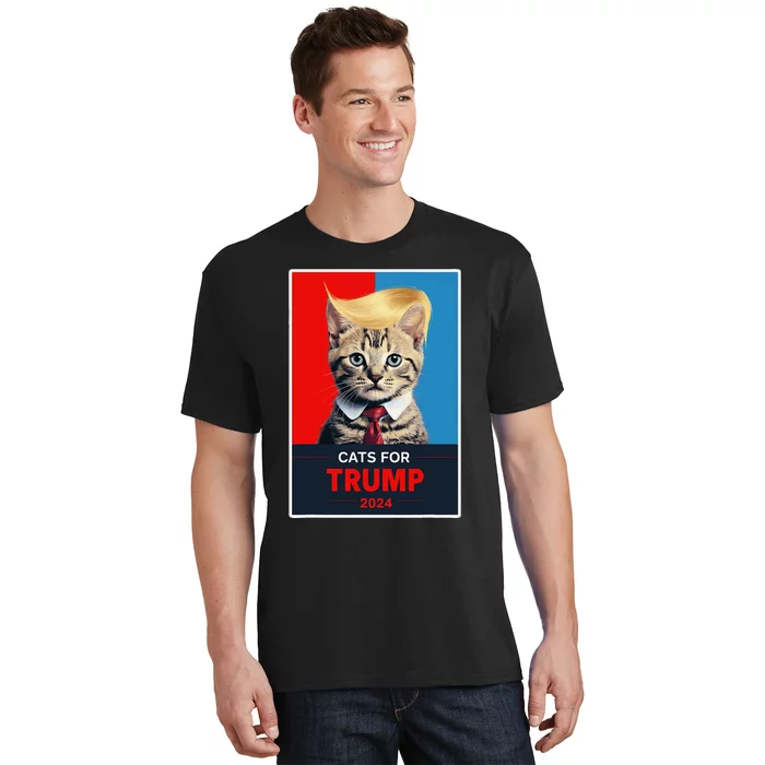 Cats For Trump 2024 Election Gift T-Shirt