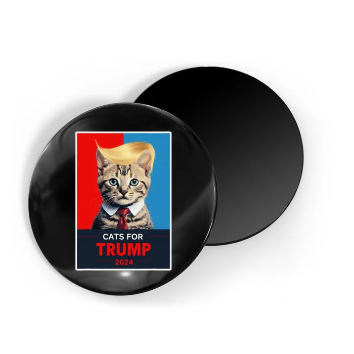 Cats For Trump 2024 Election Gift Magnet