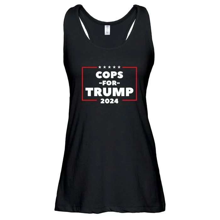 Cops For Trump 2024 Ladies Essential Flowy Tank