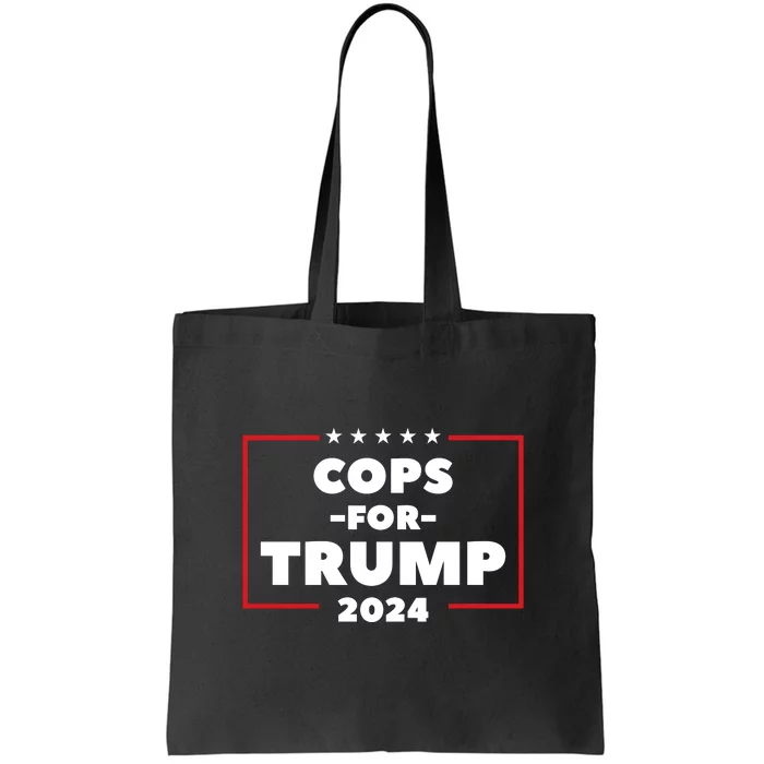 Cops For Trump 2024 Tote Bag