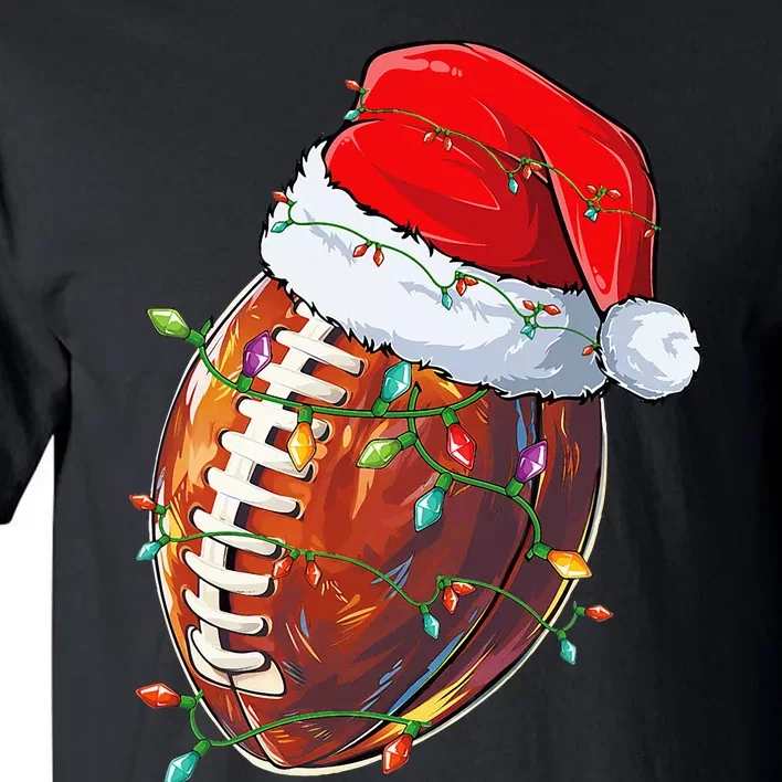 Christmas Football Team Santa Sports Design Tall T-Shirt