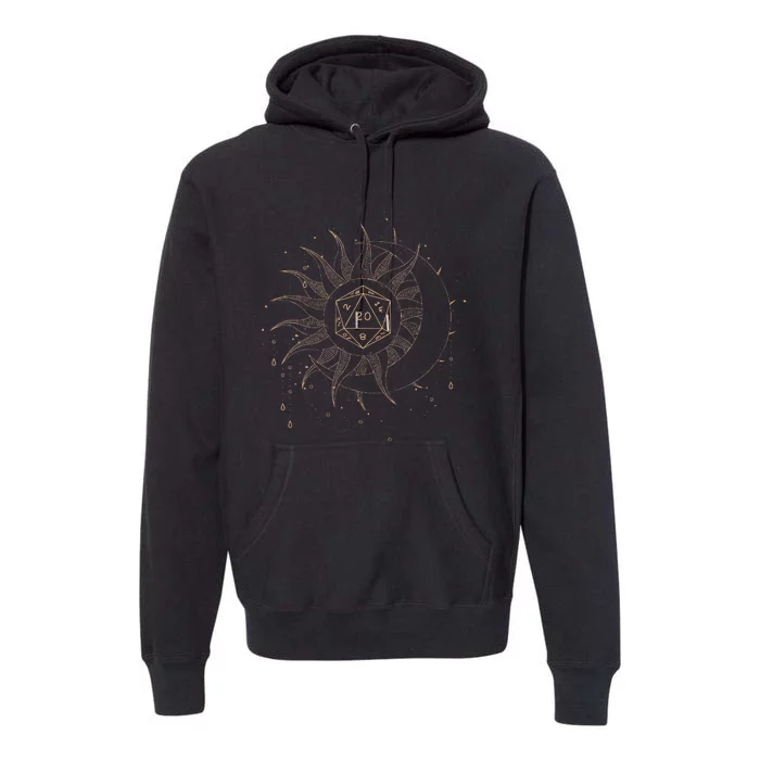 Cool Fantasy Tabletop RPG Gamer Premium Hoodie