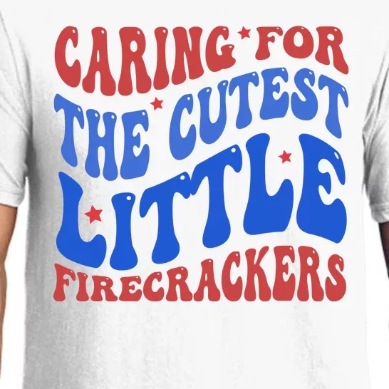 Caring For The Cutest Little Firecrackers 4th Of July Pajama Set