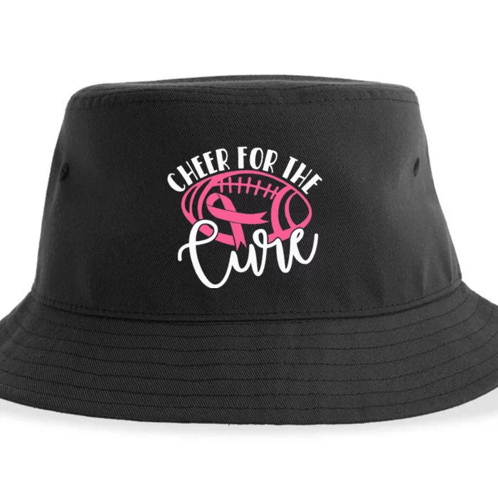 Cheer For The Cure Pink Breast Cancer Awareness Sustainable Bucket Hat