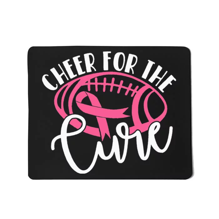 Cheer For The Cure Pink Breast Cancer Awareness Mousepad