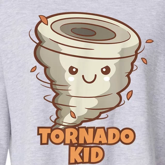 Cute Funny Tornado Kids Active Toddlers Boys Girls Cute Gift Cute Gift Cropped Pullover Crew