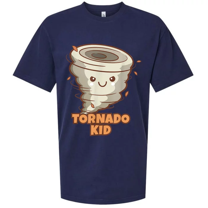 Cute Funny Tornado Kids Active Toddlers Boys Girls Cute Gift Cute Gift Sueded Cloud Jersey T-Shirt