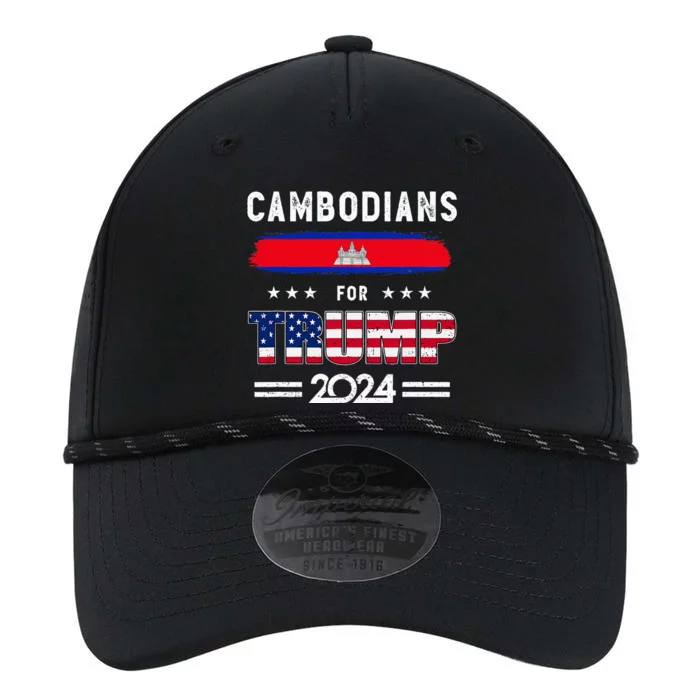 Cambodians For Trump 2024 Cambodia Flag Patriotic Supporter Performance The Dyno Cap