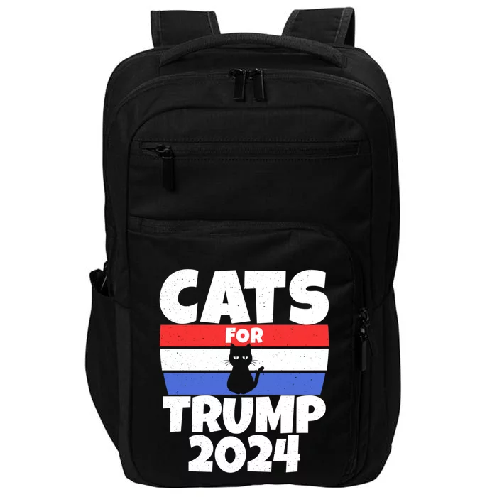 Cats For Trump 2024 Cat Owner Republican Cute Gift Impact Tech Backpack