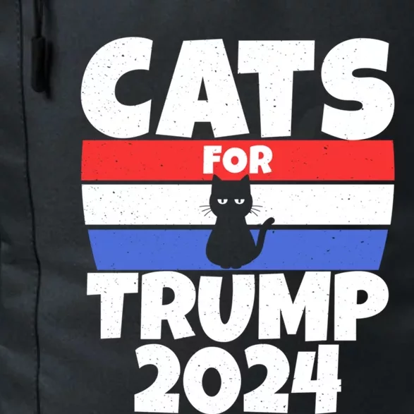 Cats For Trump 2024 Cat Owner Republican Cute Gift Daily Commute Backpack