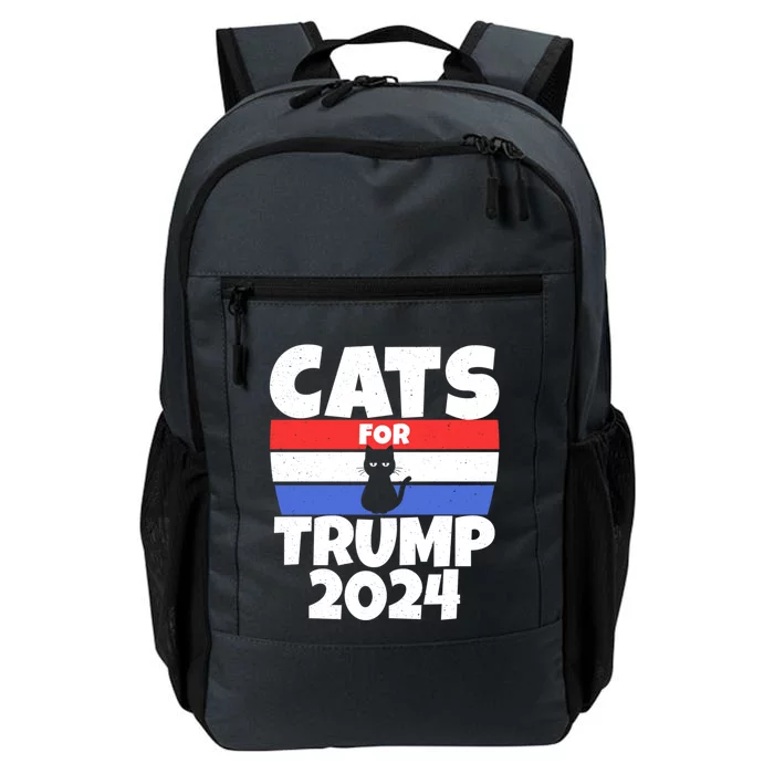 Cats For Trump 2024 Cat Owner Republican Cute Gift Daily Commute Backpack