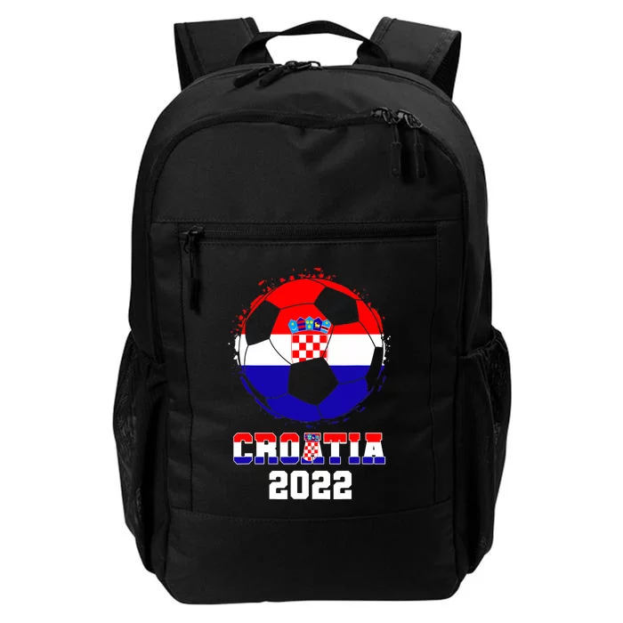 Croatia Football Team - Croatian Flag Football Soccer Fans Daily Commute Backpack