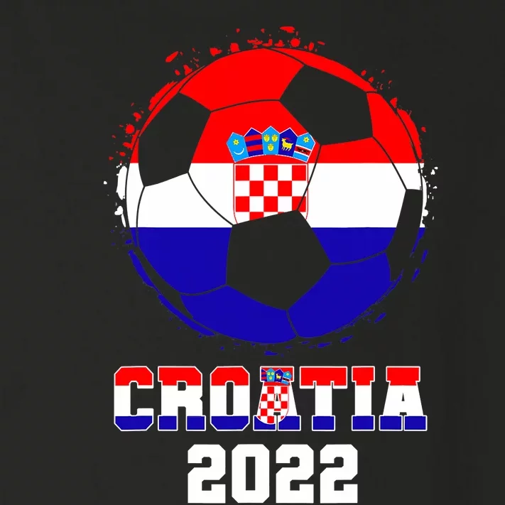 Croatia Football Team - Croatian Flag Football Soccer Fans Toddler Long Sleeve Shirt