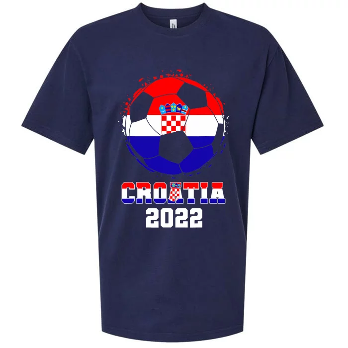 Croatia Football Team - Croatian Flag Football Soccer Fans Sueded Cloud Jersey T-Shirt