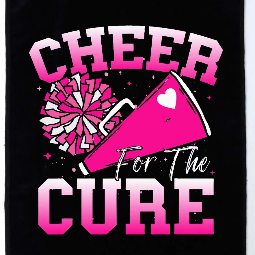 Cheer For The C.U.R.E Sport Breast Cancer Awareness Cheerleader Platinum Collection Golf Towel