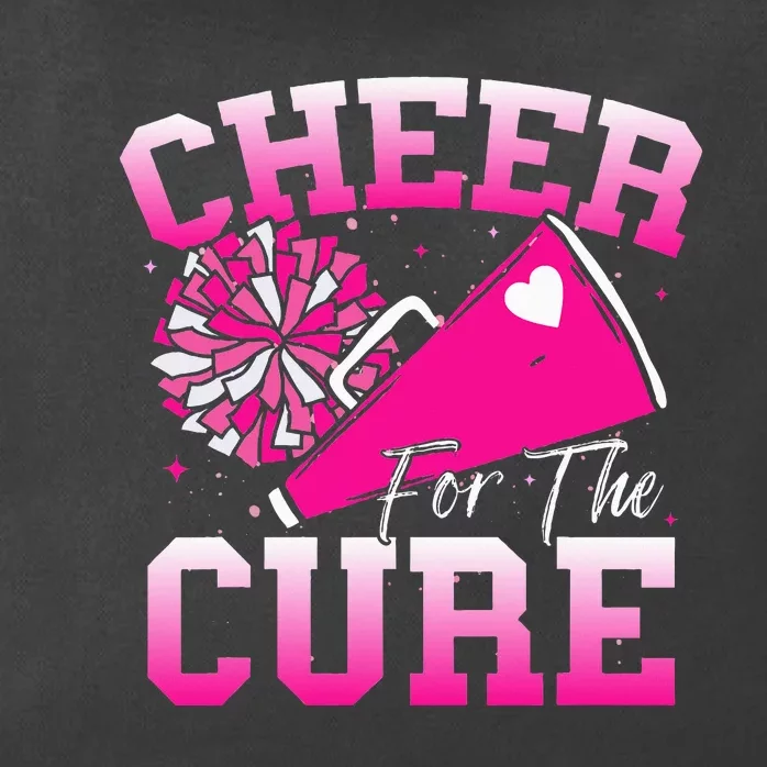 Cheer For The C.U.R.E Sport Breast Cancer Awareness Cheerleader Zip Tote Bag