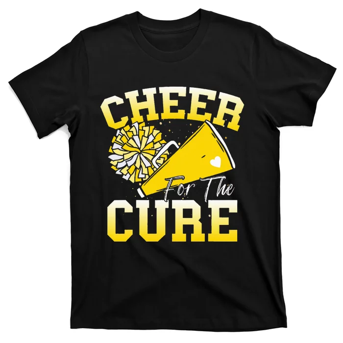 Cheer For The C.U.R.E Sport Childhood Cancer Awareness Cheer T-Shirt