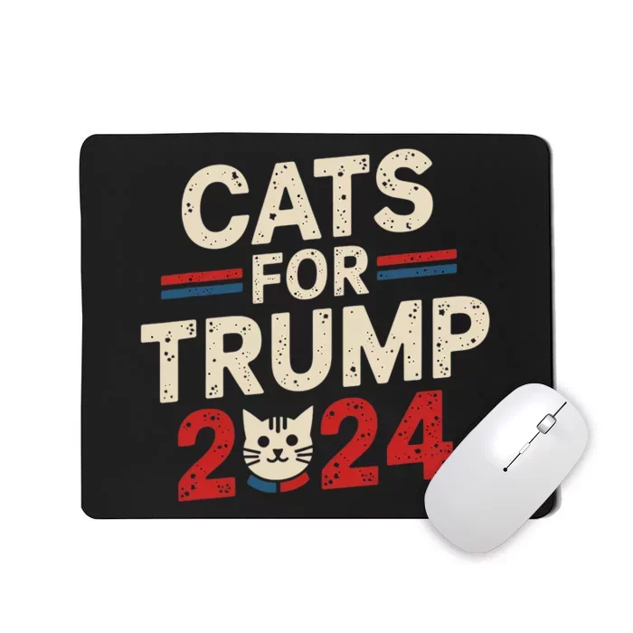 Cats For Trump Funny Election Vintage Gift Mousepad