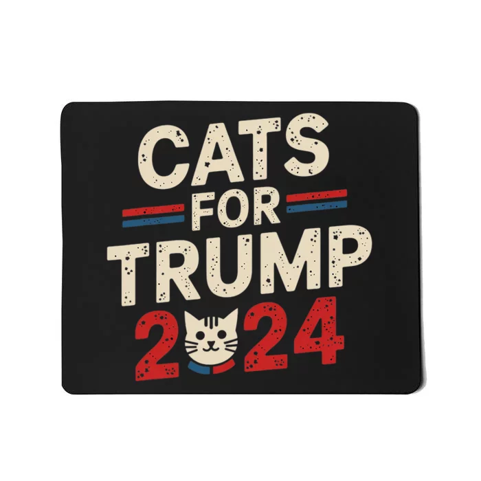 Cats For Trump Funny Election Vintage Gift Mousepad