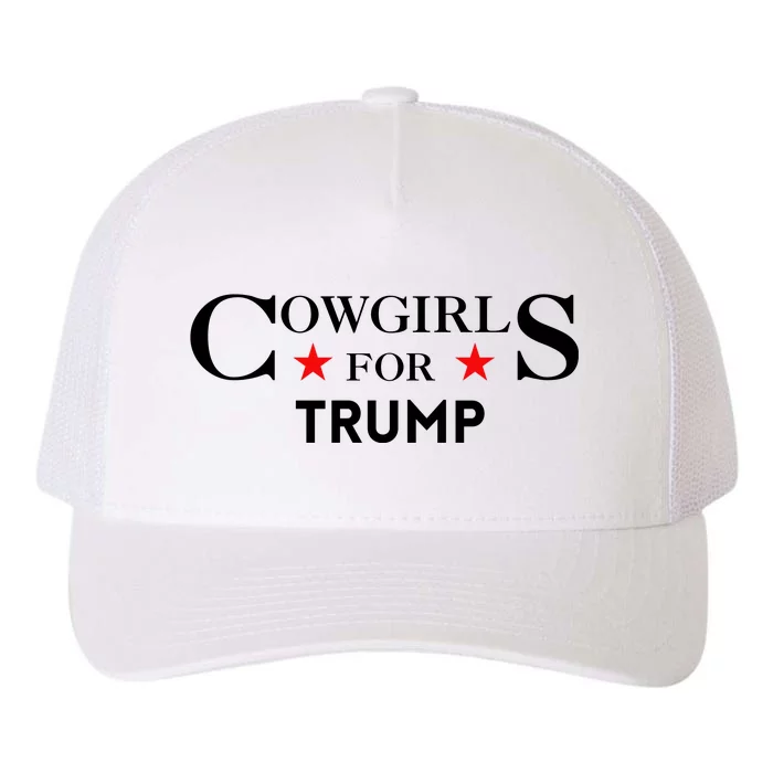 Cowgirls For Trump 2024 Yupoong Adult 5-Panel Trucker Hat