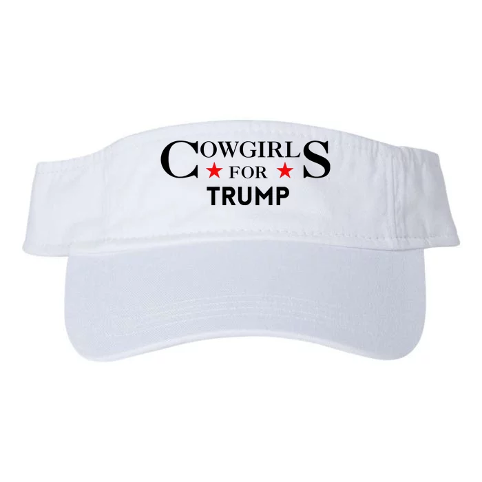 Cowgirls For Trump 2024 Valucap Bio-Washed Visor