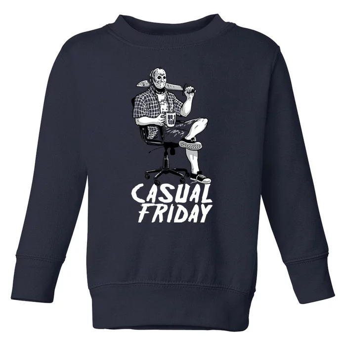 Casual Friday The 13th Toddler Sweatshirt