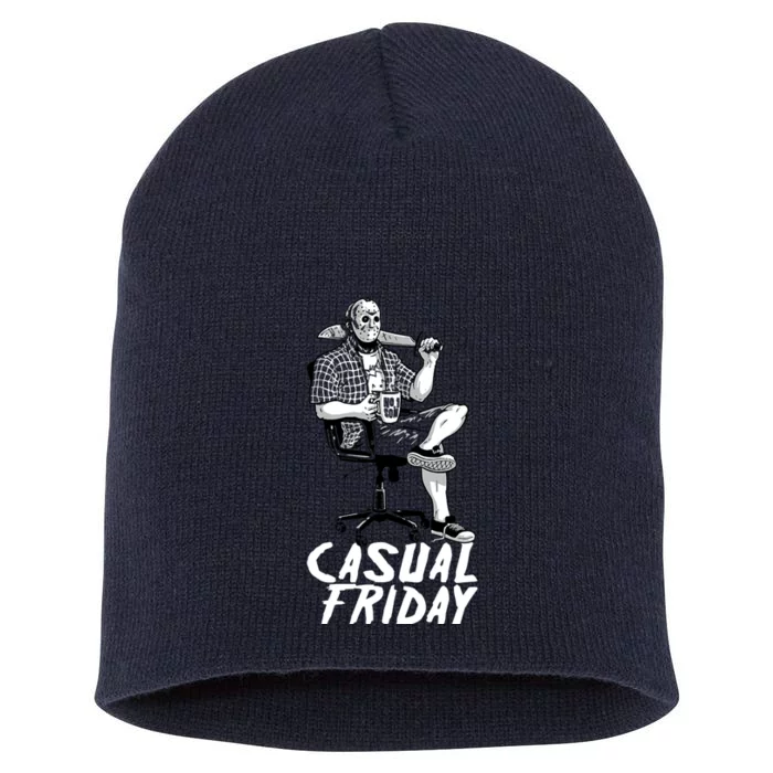 Casual Friday The 13th Short Acrylic Beanie