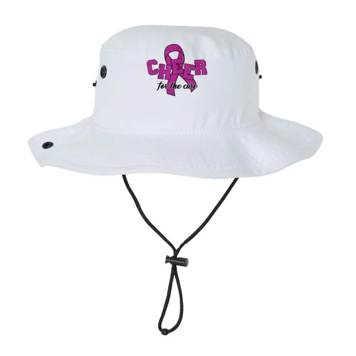 Cheer For The Cure Breast Cancer Awareness Ribbon Legacy Cool Fit Booney Bucket Hat