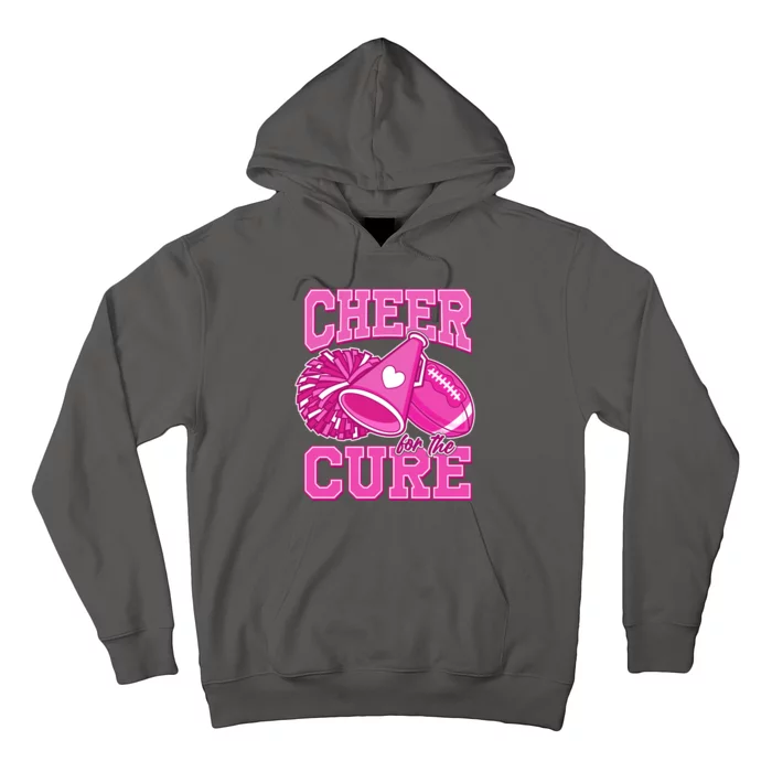 Cheer For The Cure Breast Cancer Awareness Cheerleader Hoodie