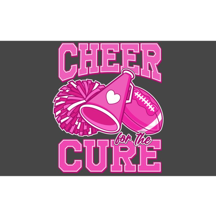 Cheer For The Cure Breast Cancer Awareness Cheerleader Bumper Sticker