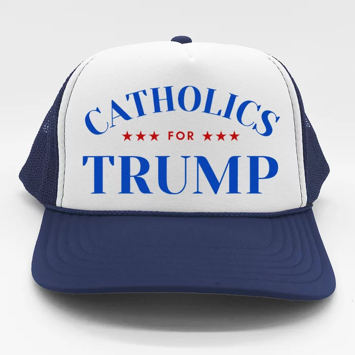 Catholics For Trump Usa Election Trucker Hat