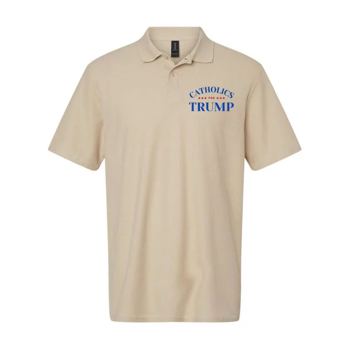 Catholics For Trump Usa Election Softstyle Adult Sport Polo