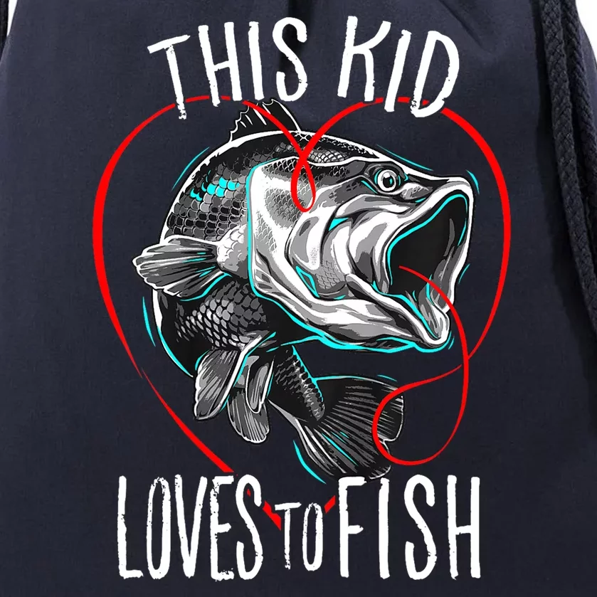 Cool Fishing This Loves To Fish Gift Drawstring Bag