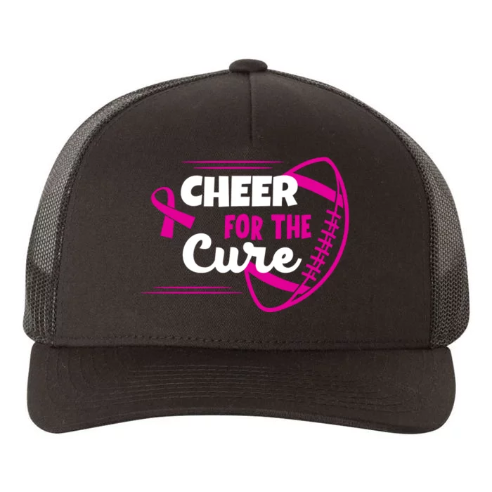 Cheer For The Cure Breast Cancer Awareness Yupoong Adult 5-Panel Trucker Hat