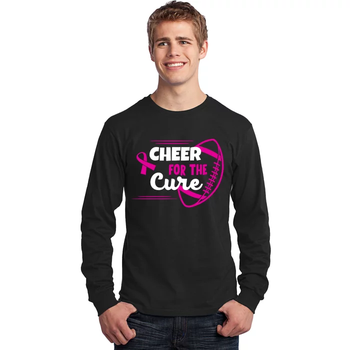 Cheer For The Cure Breast Cancer Awareness Long Sleeve Shirt