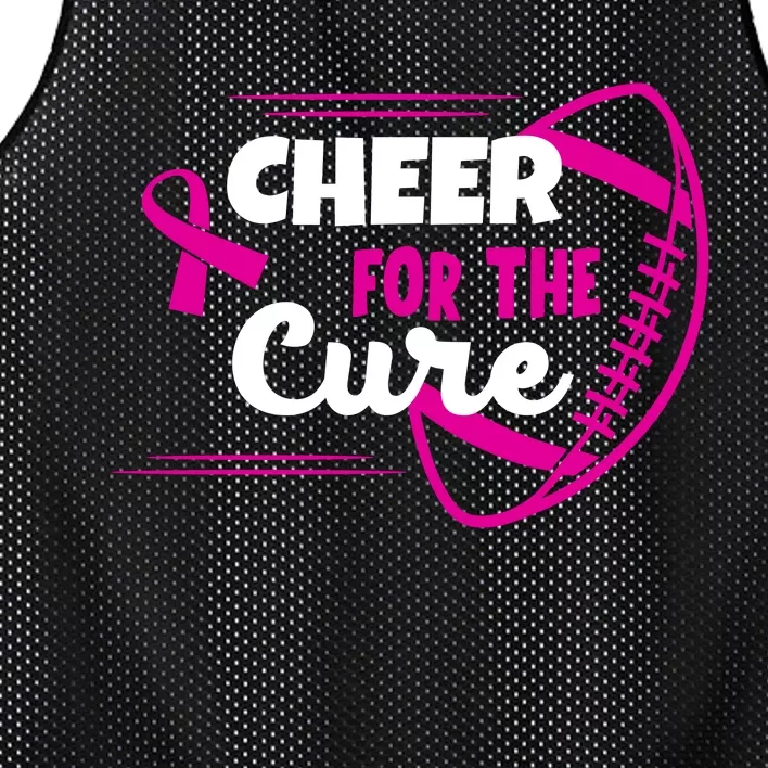 Cheer For The Cure Breast Cancer Awareness Mesh Reversible Basketball Jersey Tank