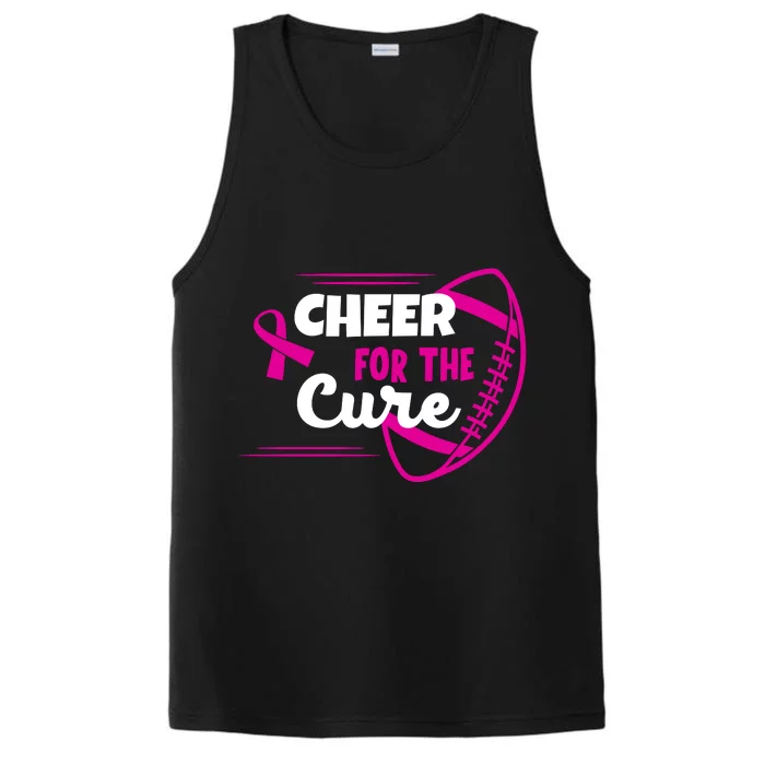 Cheer For The Cure Breast Cancer Awareness Performance Tank