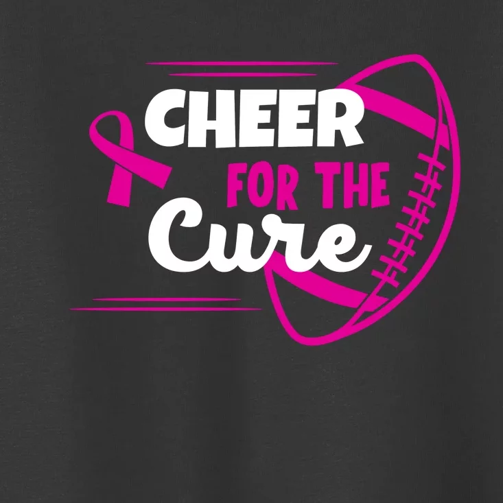 Cheer For The Cure Breast Cancer Awareness Toddler T-Shirt