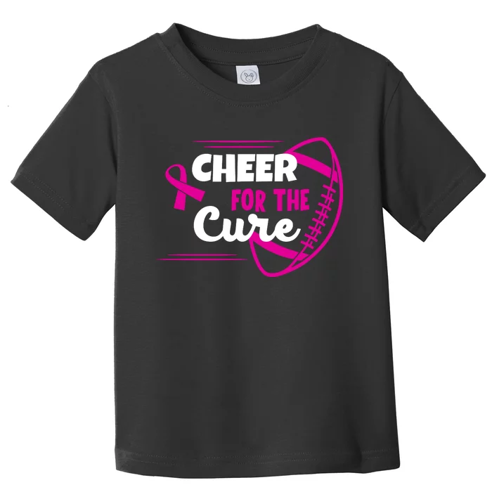 Cheer For The Cure Breast Cancer Awareness Toddler T-Shirt