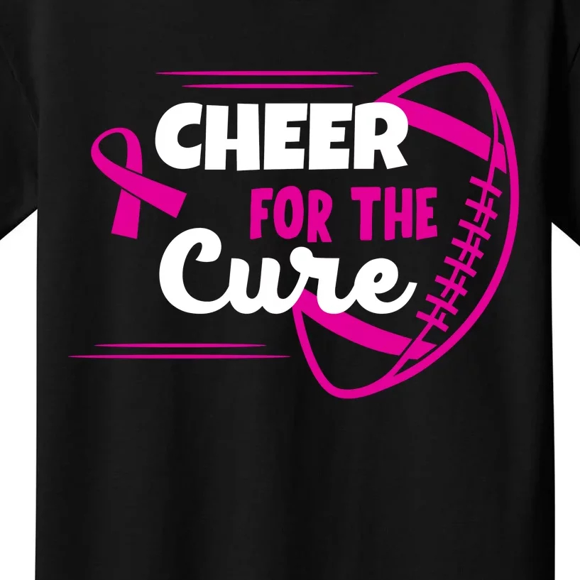 Cheer For The Cure Breast Cancer Awareness Kids T-Shirt