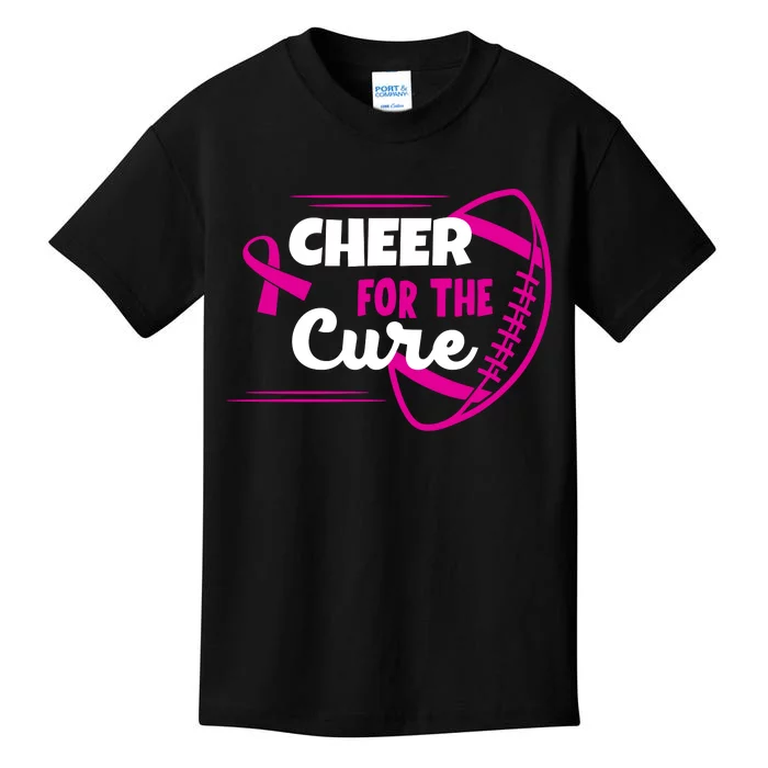 Cheer For The Cure Breast Cancer Awareness Kids T-Shirt